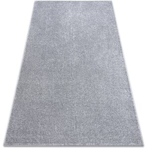 Rugsx - Carpet wall-to-wall santa fe silver 92 plain, flat, one colour grey 100x150 cm