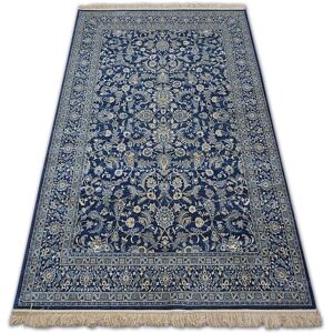 RUGSX Carpet windsor 22935 jacquard navy - Flowers blue 120x170 cm