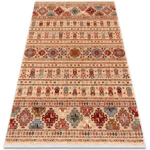 RUGSX Carpet Wool keshan fringe, oriental 7684/53555 beige / terracotta beige 250x340 cm