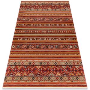 RUGSX Carpet Wool keshan fringe, oriental 7685/53578 terracotta orange 200x290 cm