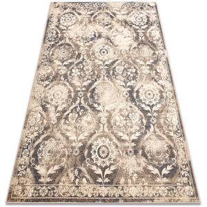 RUGSX Carpet Wool nain Ornament vintage 7601/50977 beige / navy beige 200x300 cm