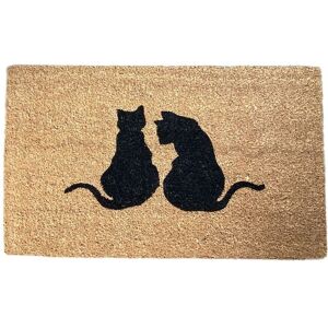 Selections - Cat Silhouette Indoor & Outdoor Coir Doormat