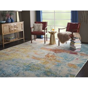 Lord Of Rugs - Celestial CES02 Sea Life Rug for Living Room Bedroom Modern Abstract Multi Colours Rug in X-Large 201x292 cm (6'7'x9'7') Rectangle