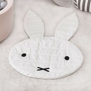 Baby Play Mat, Kids Rug, Cute Rabbit Shaped Play Mat Blanket Baby Play Mat Nursery Decor, Home Decor Mat, Sleep Mat. - Denuotop