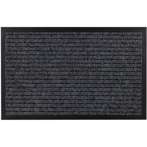 Rugsx - Doormat dura 2868 antislip, outdoor, indoor, gum - anthracite grey 150x180 cm