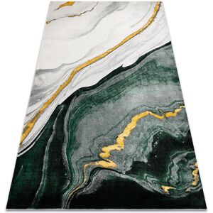 RUGSX Exclusive emerald Carpet 1017 glamour, stylish marble bottle green / gold green 240x330 cm