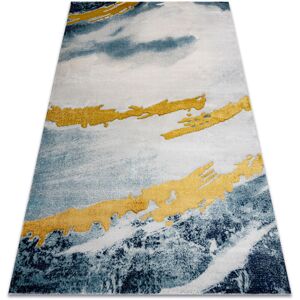 Rugsx - Exclusive emerald Carpet 1023 glamour, stylish abstraction blue / gold blue 180x270 cm