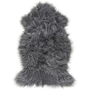 Beliani - Faux Sheepskin Rug Artificial Fur Throw Cover Fluffy Soft Decor Grey Mungo - Grey