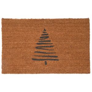 Garden Trading - Christmas Tree Coir Doormat pvc Backing Mat Indoor 90cm by 60cm