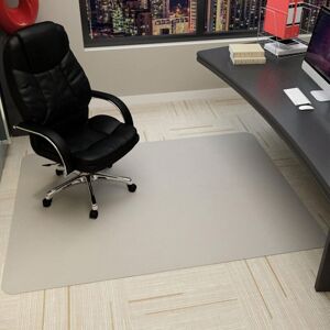 Groofoo - Office Chair Mat,120 x 90cm,Fabric Office Floor Mat,Office Chair Floor Protection Mat,Non-Slip,Floor Mat for Office Wood Floor,Beige
