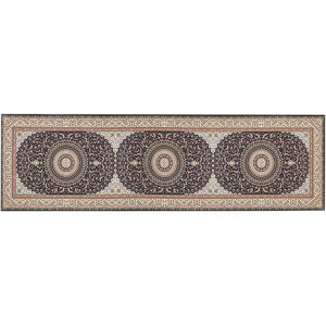 Beliani - Hallway Runner Rug Oriental Pattern 60 x 200 cm Anti-Slip Floor Carpet Multicolour Civril - Multicolour