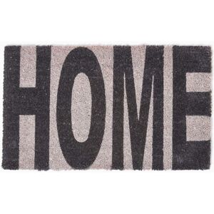 Homescapes - home Coir Doormat - Black