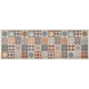 Kitchen Carpet Washable Mosaic Colour 45x150 cm - Hommoo