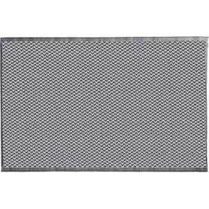 Idooka - White & Black Geometric Outdoor Rug Camping Floor Mat Picnic Blanket 120 x 180cm - 5000440/BLACK/SMALL - Black