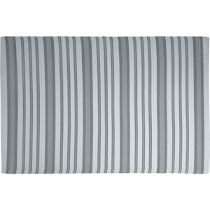 Idooka - Stripy Neutral Grey Outdoor Rug Camping Floor Mat Picnic Blanket 120 x 180cm Geo - 5000590/GREY - Grey