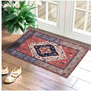 Hoopzi - Indoor Doormat Retro Indoor Floor Mat - 60x90cm, Soft and Quickly Absorbent Non-Slip Front Door Mat, Dust Resistant Door Mat for Entrance