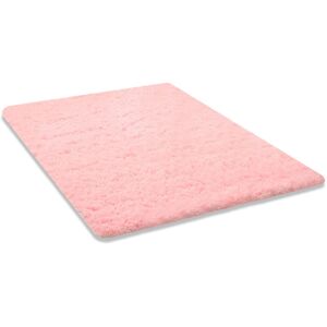 PESCE Indoor Plush plush area carpet suitable for boys and girls living room home decor floor carpet Long hair pink 5080