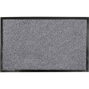 JVL - Admiral Barrier Door Mat, Microfibre, Grey, 50 x 80cm