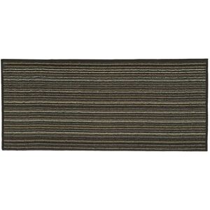 JVL - Arona Machine Washable Latex Backed Runner Doormat, 57x150cm, Brown