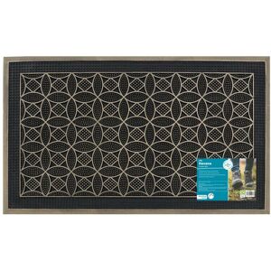 Havana Rubber Pin Doormat, 45x75cm, Circles - JVL