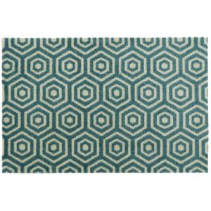 JVL - Mega Door Mat 50 x 75 cm, Geo Hex