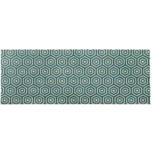 JVL - Mega Runner Mat 57 x 150 cm, Geo Hex