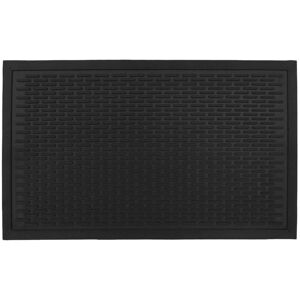 JVL Office Entrance Absorbent Barrier Door Mat, 120 x 180 cm, Black/Blue