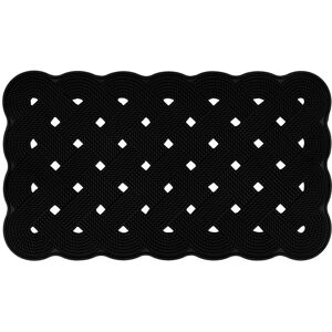 JVL - Rubber Doormat 40x70cm, Trellis