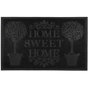 JVL Rubber Mat - 45x75cm approx, Home Sweet Home