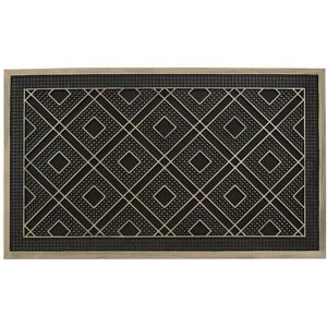 Rubber Pin Doormat, 45x75cm,Havana Diamond - JVL