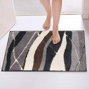 Langray - Indoor doormat, highly absorbent, non-slip front and back door for indoor use, flat profile, machine washable , 40 60cm