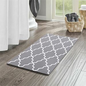 LIVINGANDHOME 100x45cm PU Leather Waterproof Kitchen Floor Mat