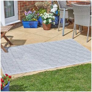 Smart Garden - Alfresco Illusion Slate Outdoor Rug Garden Caravan Camping Carpet