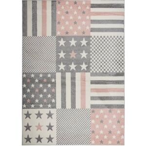 Berkfield Home - Mayfair Children Rug 120x170 cm Star Pattern Pink