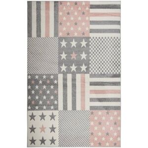 Berkfield Home - Mayfair Children Rug 200x290 cm Star Pattern Pink