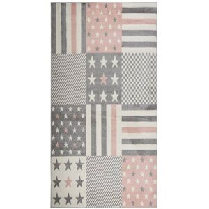 Berkfield Home - Mayfair Children Rug 80x150 cm Star Pattern Pink