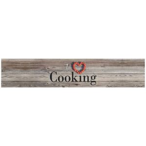 Berkfield Home - Mayfair Kitchen Rug Washable Cooking Grey 60x300 cm Velvet