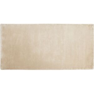 Beliani - Modern Handmade Beige Living Room Home Office Area Rug 80 x 150 cm Gesi ii - Beige