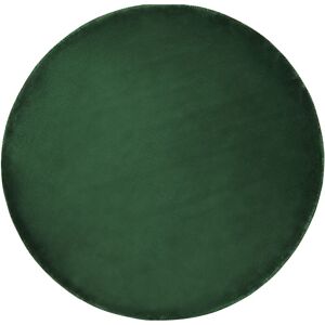 Beliani - Modern Handmade Emerald Green Living Room Home Office Area Rug ø 140 cm Gesi ii - Green