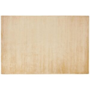 Beliani - Modern Handmade Golden Living Room Home Office Area Rug 140 x 200 cm Gesi ii - Beige