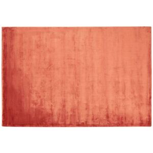 Beliani - Modern Handmade Orange Living Room Home Office Area Rug 140 x 200 cm Gesi ii - Orange