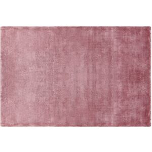 Beliani - Modern Handmade Pink Living Room Home Office Area Rug 160 x 230 cm Gesi ii - Pink