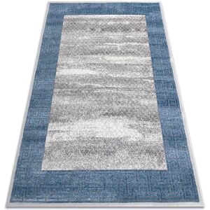 RUGSX Modern noble carpet 1512 68 Frame, Greek vintage - structural two levels of fleece cream / blue beige 240x330 cm