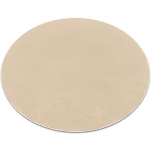 Rugsx - Modern washing carpet lindo circle beige, anti-slip, shaggy beige circle 60 cm