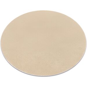 Rugsx - Modern washing carpet lindo circle beige, anti-slip, shaggy beige round 120 cm