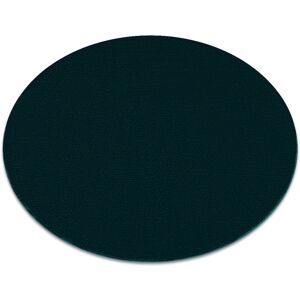 Rugsx - Modern washing carpet lindo circle emerald green, anti-slip, shaggy green circle 60 cm