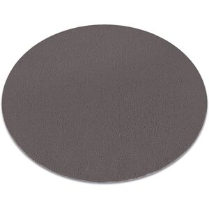 RUGSX Modern washing carpet lindo circle grey, anti-slip, shaggy grey round 80 cm