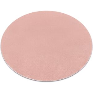 RUGSX Modern washing carpet lindo circle pink, anti-slip, shaggy pink circle 60 cm