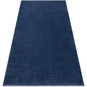 Rugsx - Modern washing carpet lindo navy blue, anti-slip, shaggy blue 60x100 cm