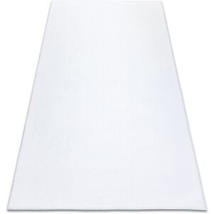 RUGSX Modern washing carpet LINDO white, anti-slip, shaggy white 240x330 cm